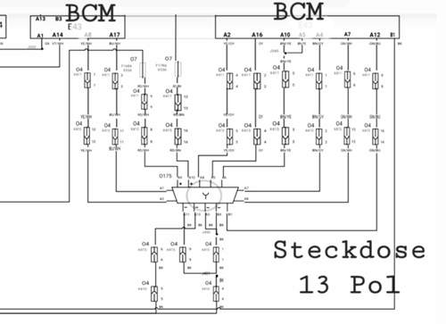BCM zu 13 Pol Dose