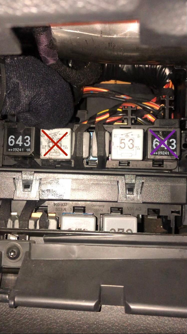 Anlasser dreht bei Zündung an bzw Motor an.