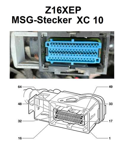 MSG Stecker 64-polig neue Variante