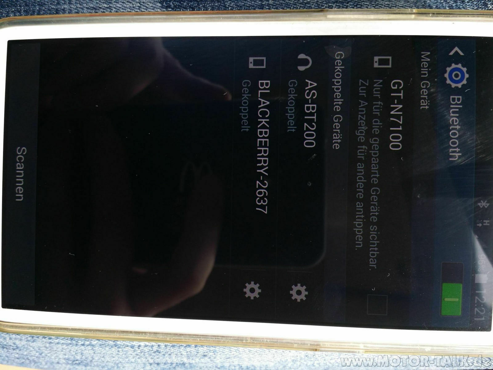 Anleitung Kopplung Samsung Galaxy mit rSaP zum Phaeton