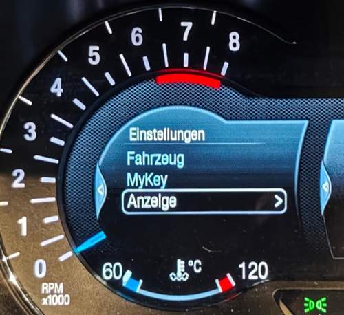 S-Max Bordcomputer Maßeinheit 2