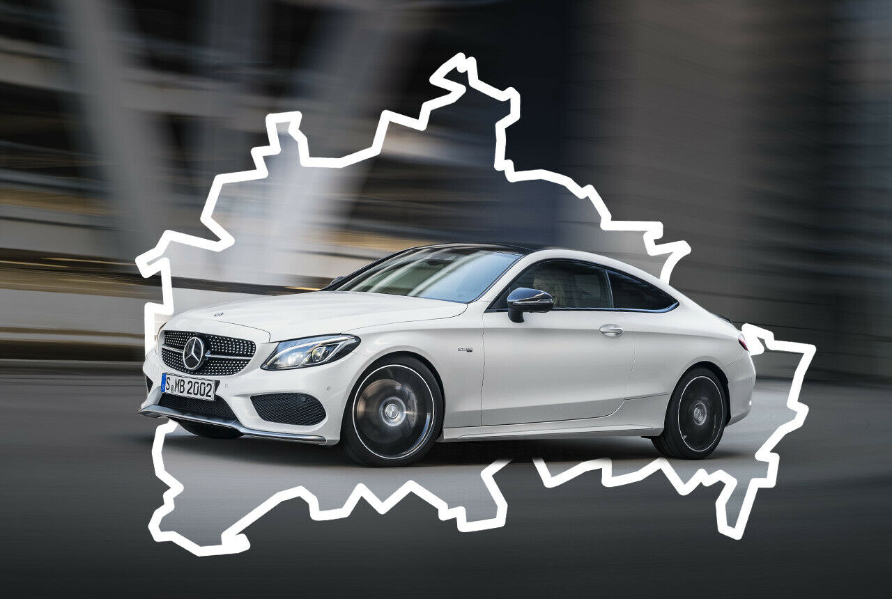 Der Mercedes C 43 AMG ist in Berlin heiß begehrt - er belegt bei der Rangliste der am schnellsten verkauften Autos den ersten Platz