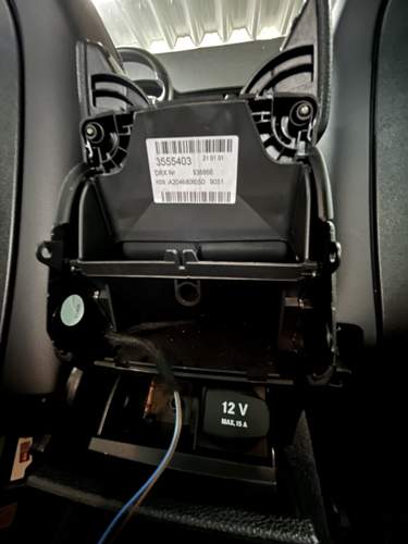 W204 Mittelkonsole hinten