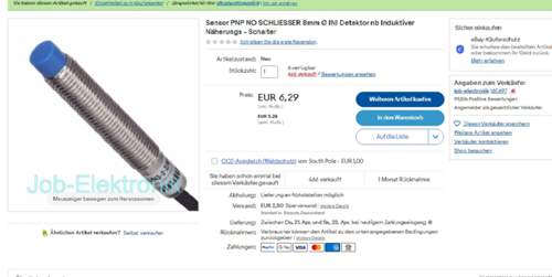 Der induktive Näherungsschalter
