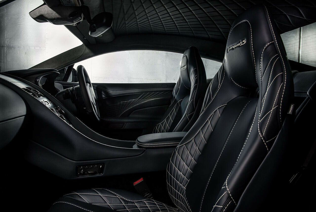 Den Innenraum des Vanquish S schlägt Aston mit viel Leder aus, Sonderwünsche werden auch erfüllt