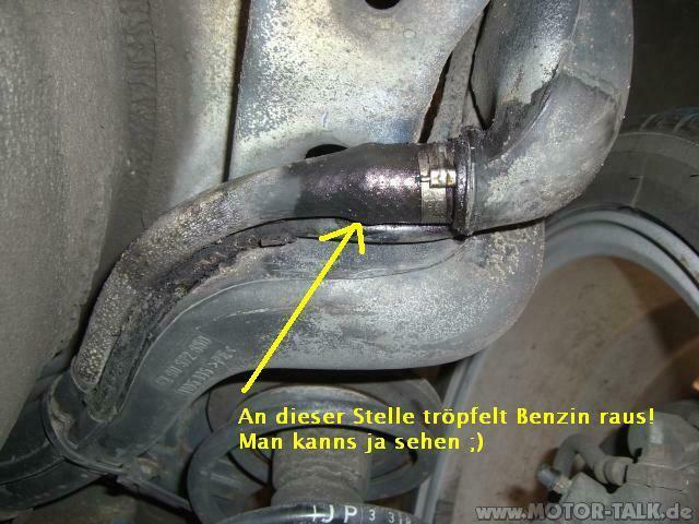 Astra g es tropft sprit beim tanken