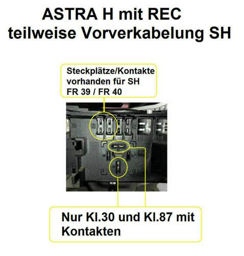 REC ohne Sitzheizungsvorbereitung