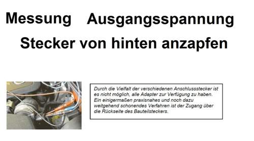 Stecker anzapfen