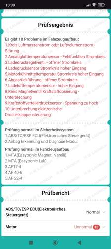 Viele Fehler offener Stromkreis
