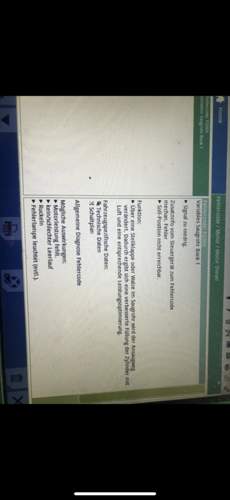 Diagnose beim auslesen