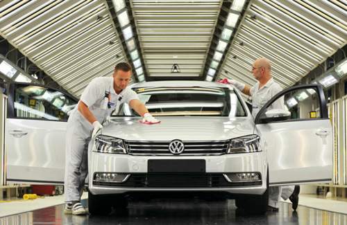 Passat-Produktion in Zwickau