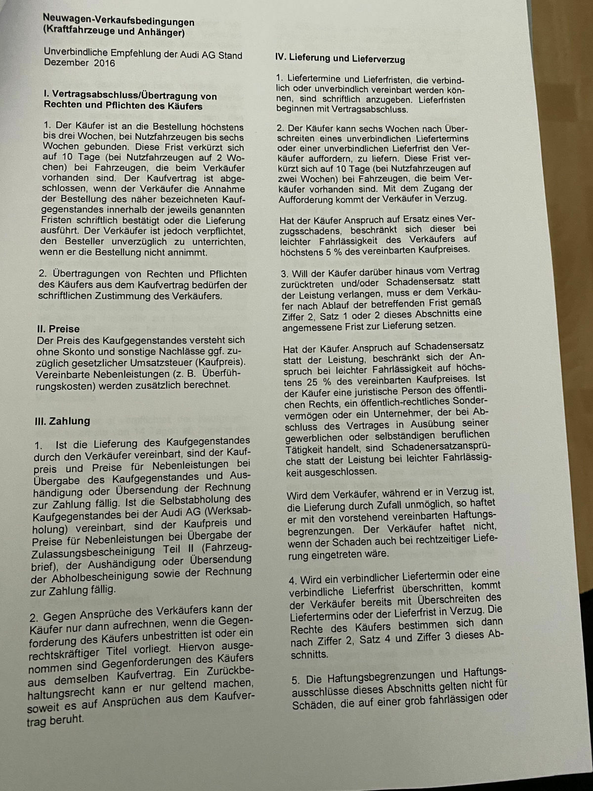 AUDI - Infos zur Wiederaufnahme der Produktion und Auslieferung von bestellten Fahrzeugen
