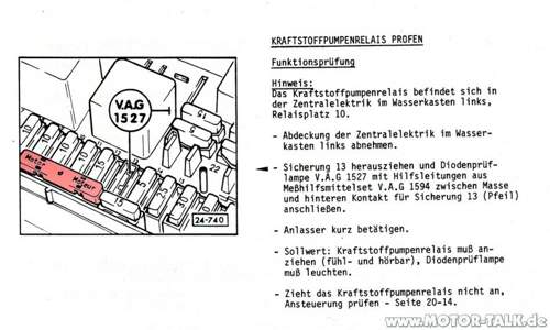 Kraftstoffpumpenrelais