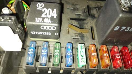 Audi 80 Sicherungskasten