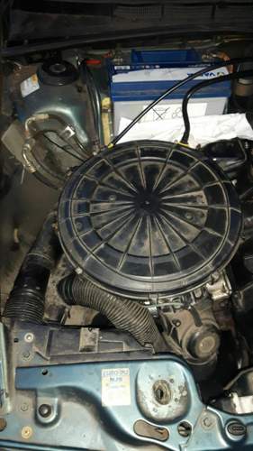 Aufkleber G-Kat in Motorraum