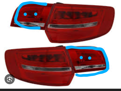 Rückleuchte Audi A3 8P