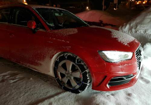 E-tron-schnee