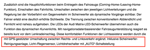 Matrix-led