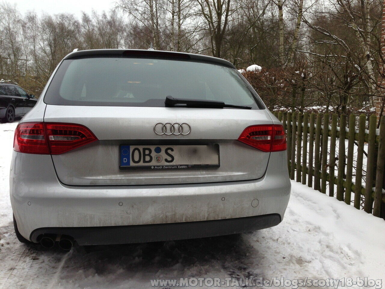 Audi A4 Avant Facelift Rückleuchten nachgerüstet (von Halogen auf Facelift LED)