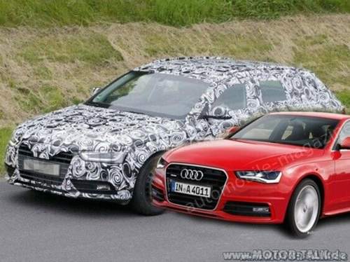 A4 facelift spy real vgl