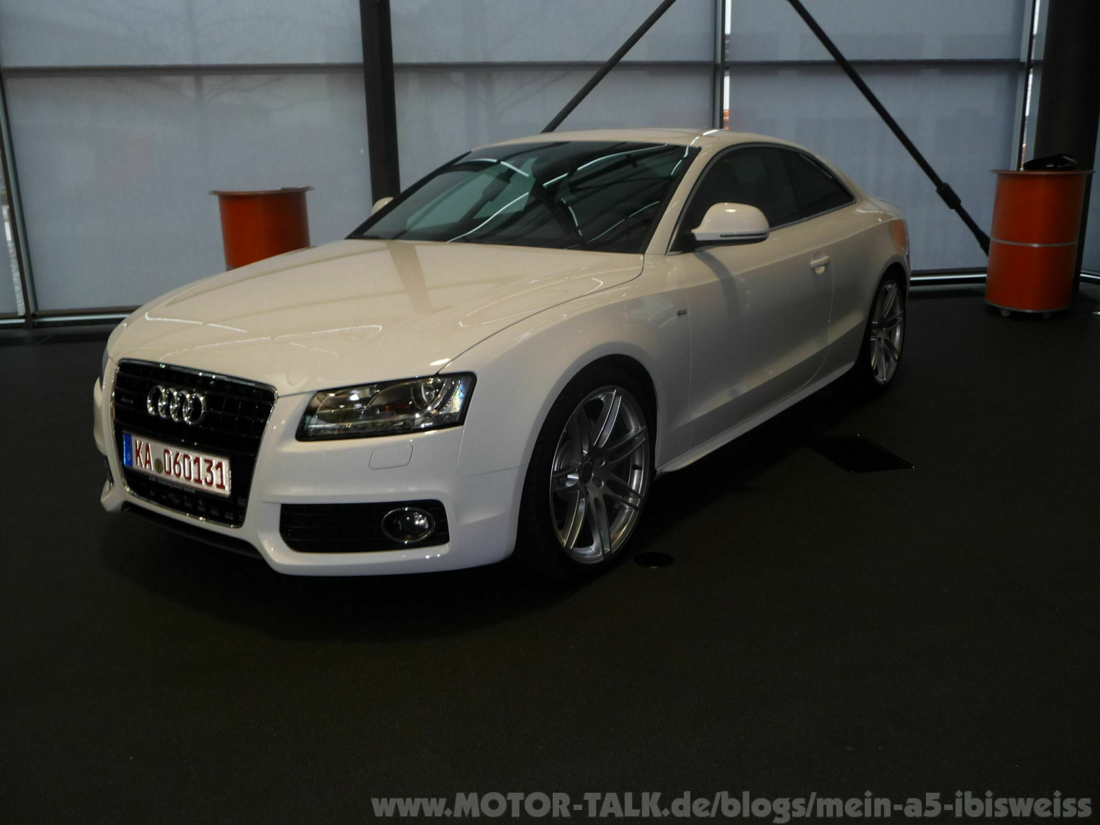 Audi A5 Ibisweiss Bilder bei Abholung