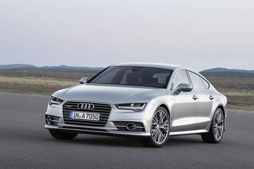 Der Grill wird eckiger, die Schürze moderner: Audi überarbeitet den A7 sehr zurückhaltend