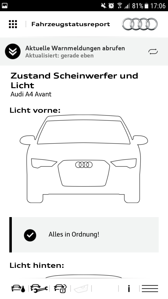 Audi App - Fernsteuerung für den neuen A4?