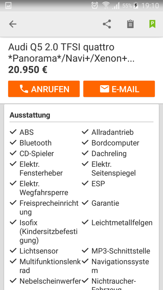 Audi Bluetooth Telefon (BT) Verbindung
