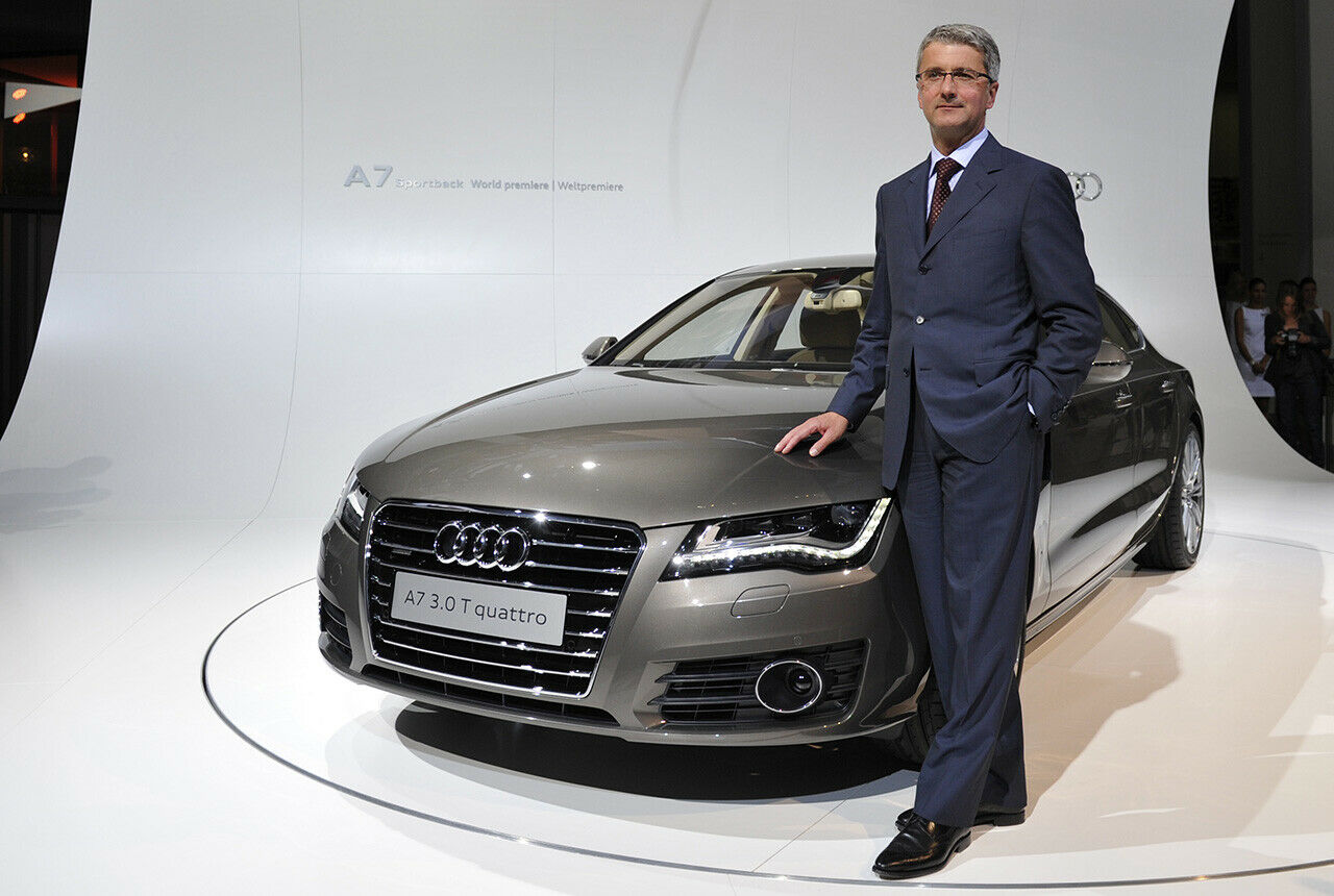 Rupert Stadler und der Audi A7 (im Bild ein Fahrzeug mit Benzinmotor): Die V6-Diesel der Baujahre 2009 bis 2013) haben Abgaswerte manipuliert