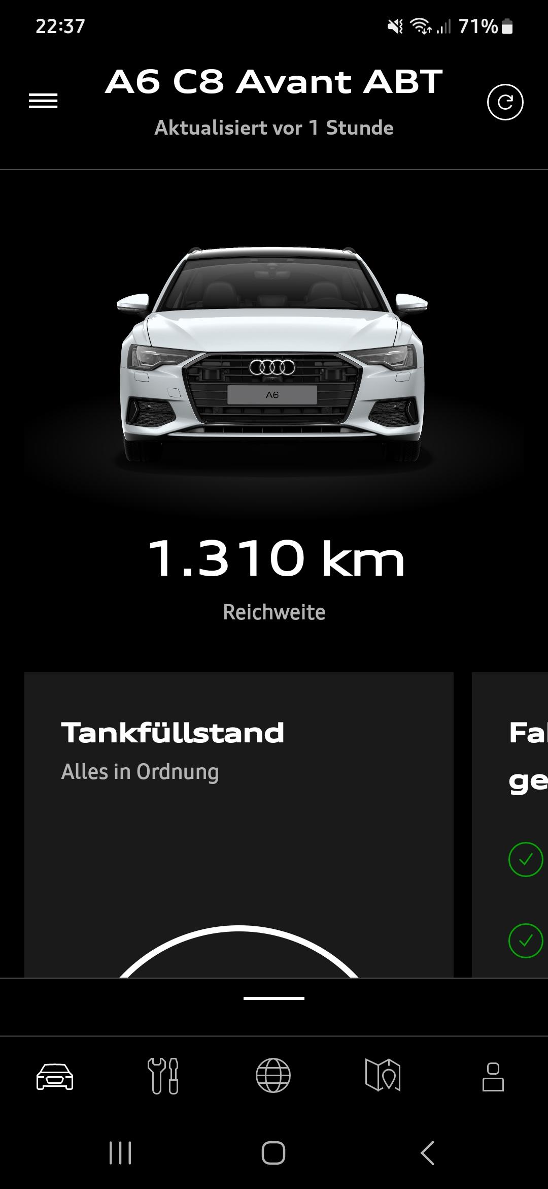 Audi connect bzw myAudi