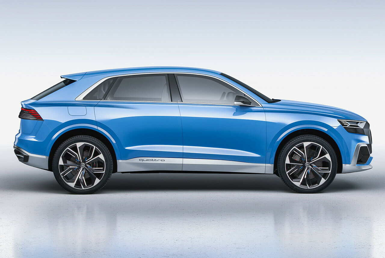Audi Q8: Seitenansicht