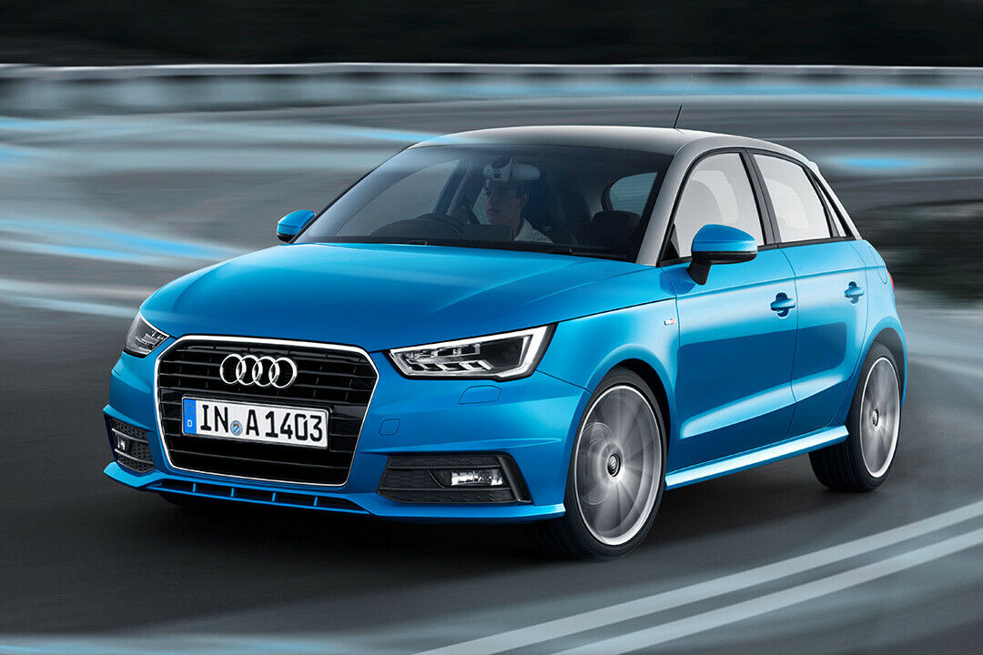 Audi A1 Facelift: Ein böser Blick und mehr Kanten. Schürze, Grill und Scheinwerfer stammen vom Audi S1