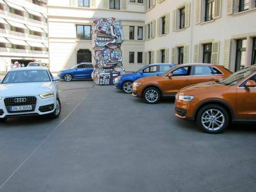 Audi Q3 Testflotte