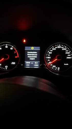 Fehlermeldung im Audi