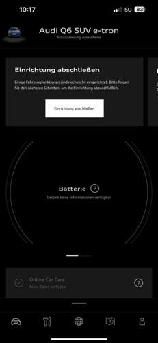 In App hinterlegt, nicht nutzbar
