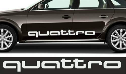 Quattro-audi-aufkleber