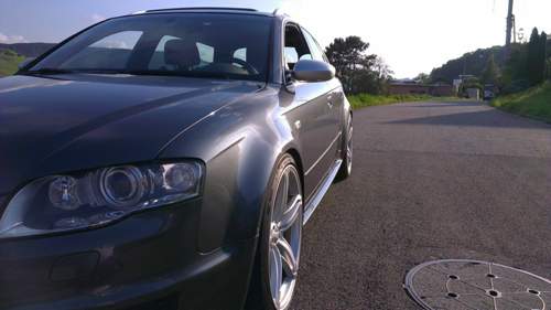 RS4 B7 mit 20" RS6 Felgen und KW Gewinde
