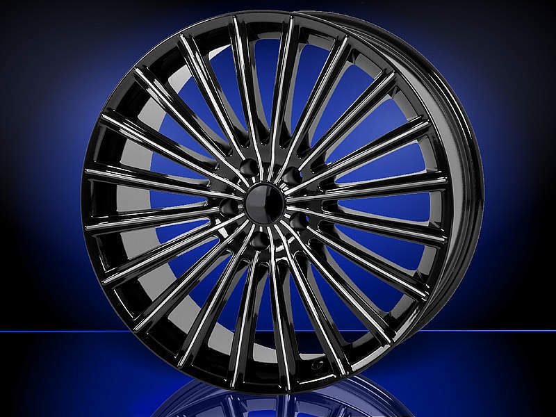 Audi S3 Sportback 8p Original S Felgen in schwarz