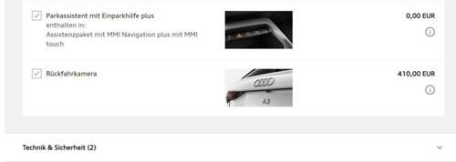 Ausstattungsliste