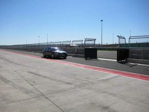 Heizen auf dem Circuito de Navarra