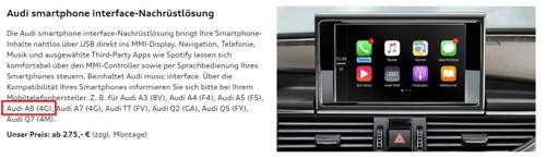 Smartphone-interface