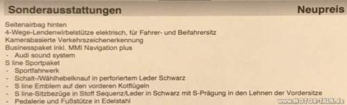 Audi-auszug-sonderausstattung