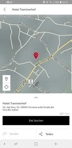 MyAudi here maps