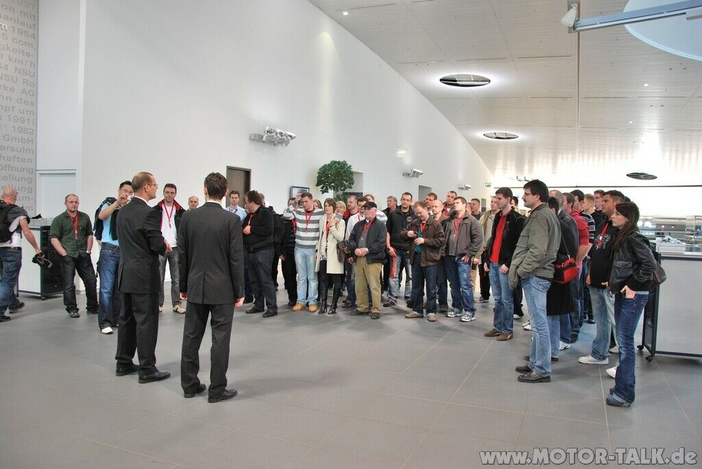 Audi Treffen am 27.03.10 inkl. Führung