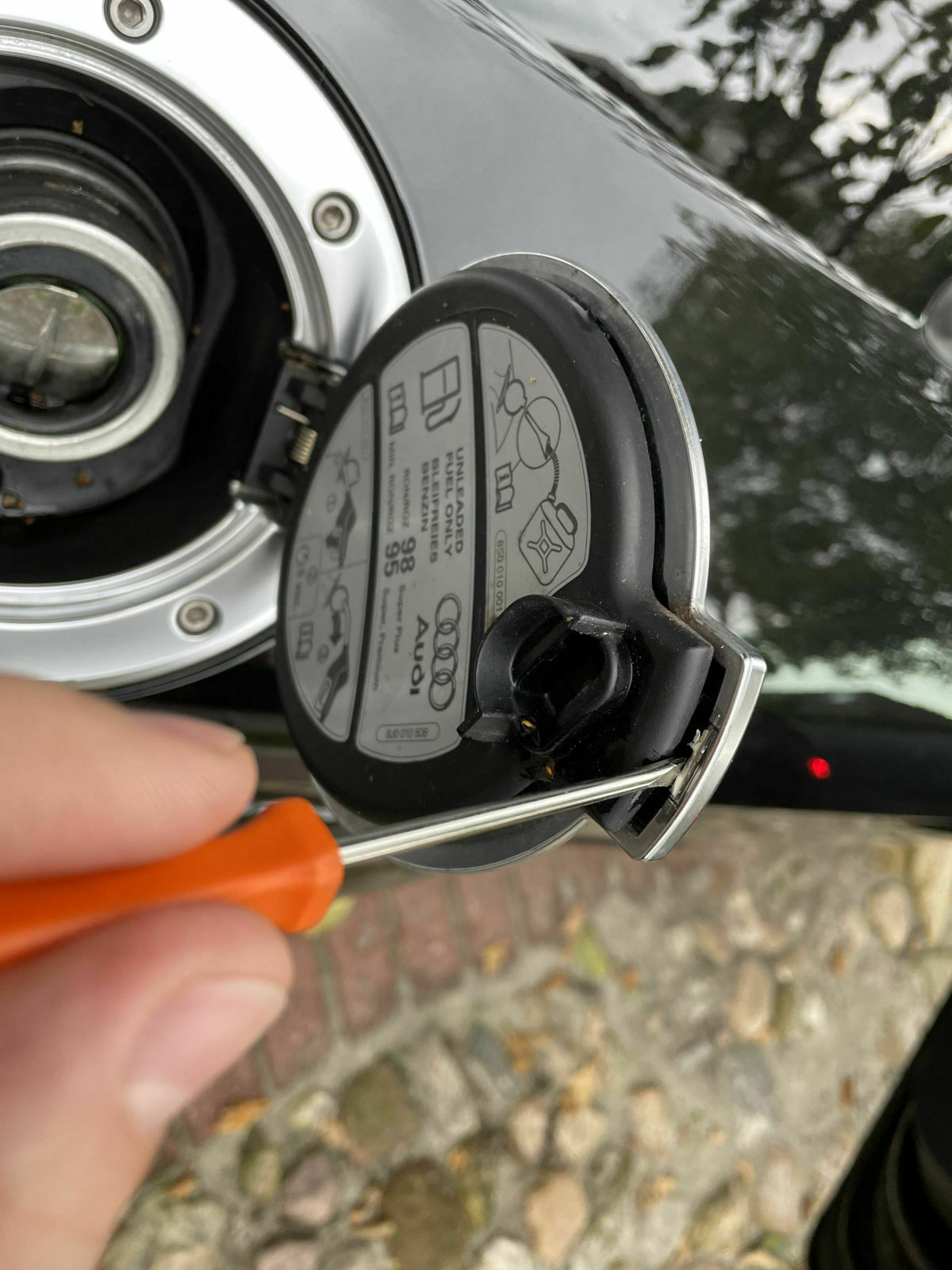 Audi TT 8S Tankdeckel in Wagenfarbe