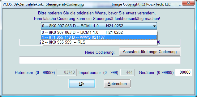 Audi TTRS Subsystem 1 09 Zentralelektronik