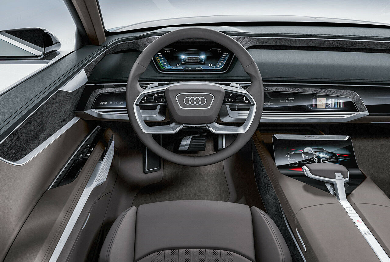 Bekanntes Cockpit: Im Prologue Avant gibt es kaum Schalter, dafür viele Displays