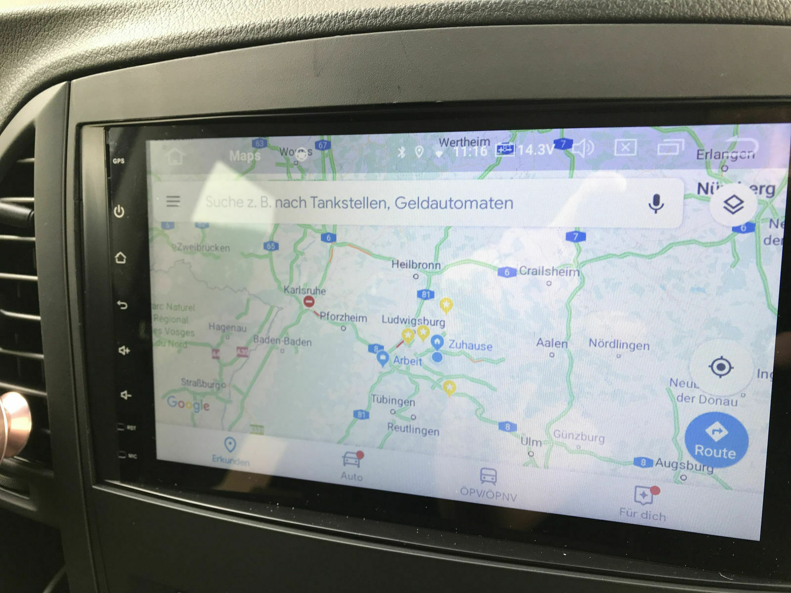 Audio 15 -> Austausch Android RNS -> geschafft