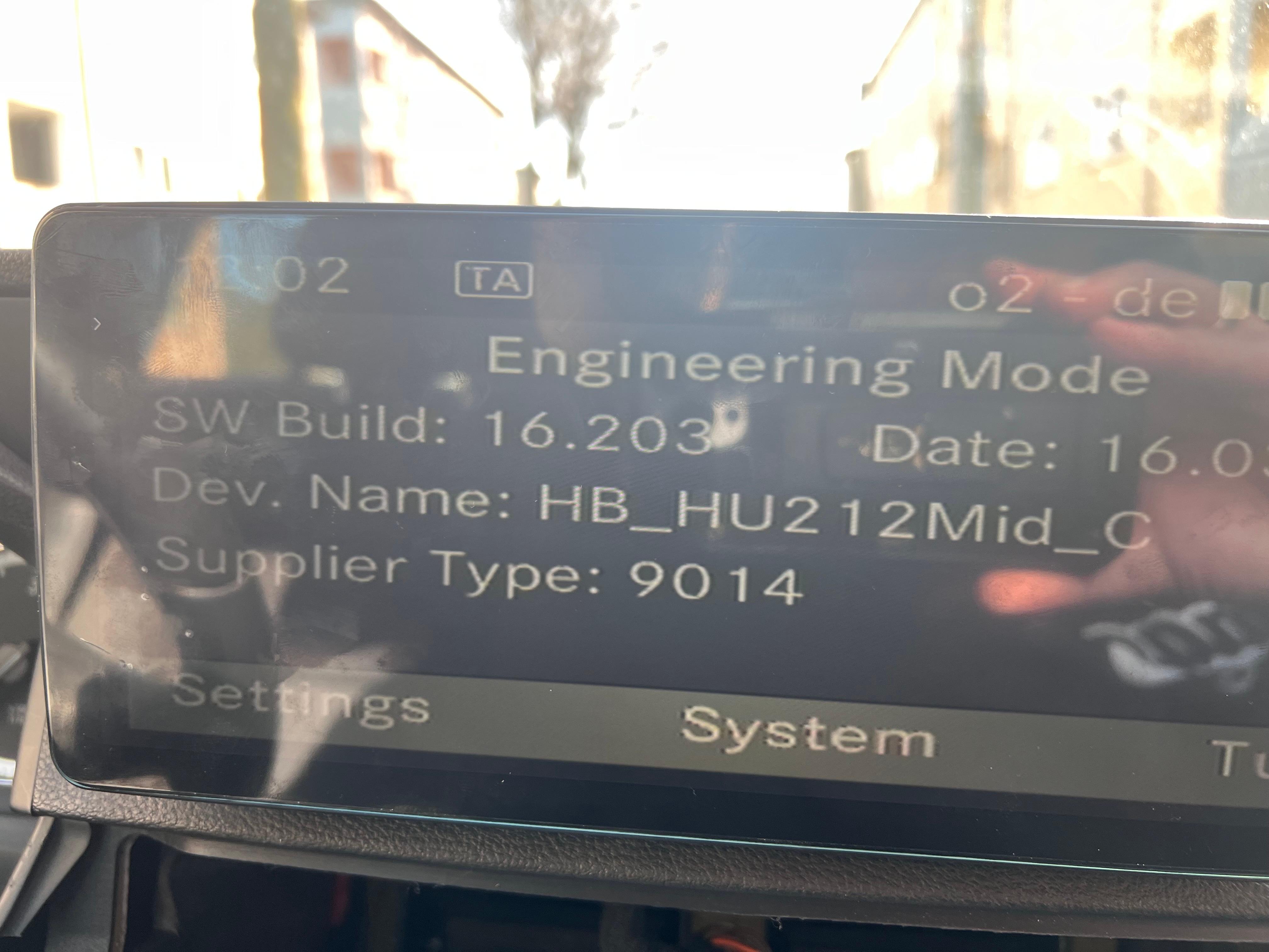 Audio 50 aps 4.0 mit Android Radio getauscht
