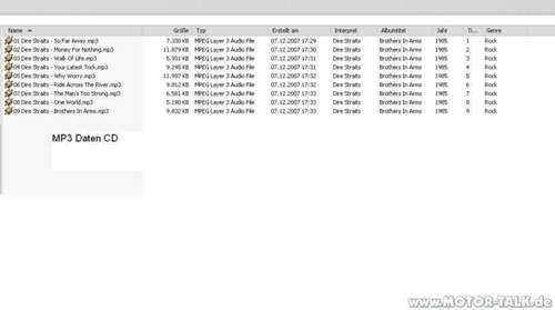 Mp3-daten-cd